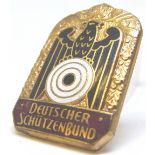 WWII Hitler Youth Marksman gold badge