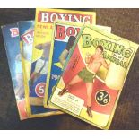 Paperback Boxing News Annuals 1953, 1955