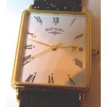 Gents gold plated Rotary wristwatch,