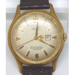 Gents German date 17 jewel wristwatch,
