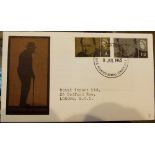 Churchill first day cover stamps