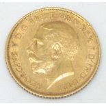 1912 George V half sovereign