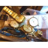 Box of mixed movement wristwatches