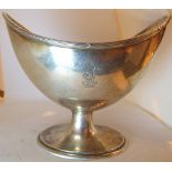 Silver plated Cunards Steamship Company sugar bowl by Elkington Bros