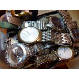 Box of mixed movement wristwatches