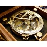 Brass boxed multi compass