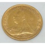 1894 Victoria half sovereign