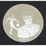 Royal Mint silver uncirculated Stanley Matthews token