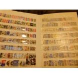 Stock book of world stamps including Chinese