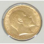 1910 Edward VII half sovereign