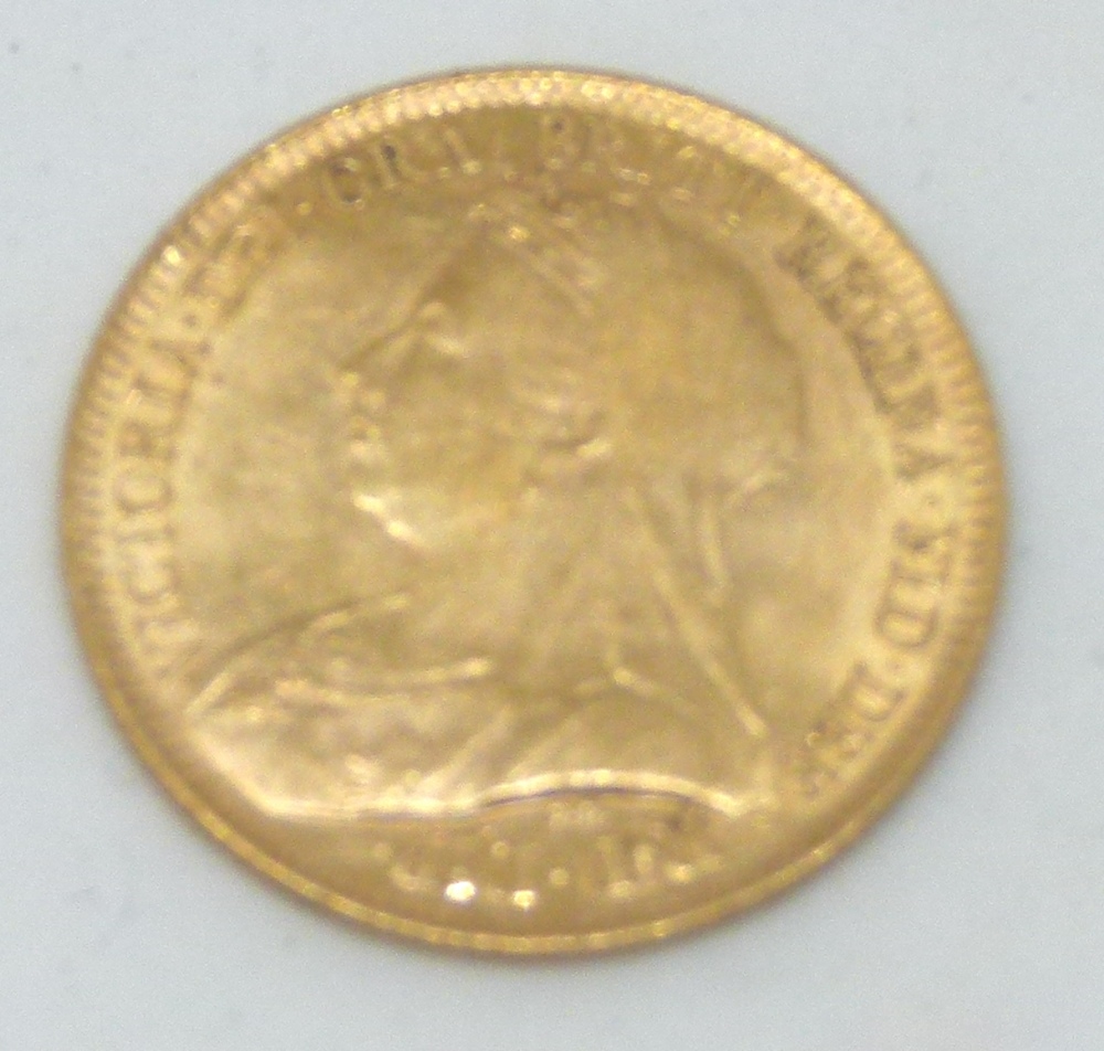 1898 Victoria half sovereign