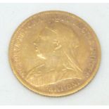 1900 Victoria half sovereign