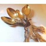 Six Karys pattern EPNS Mappin & Webb spoons