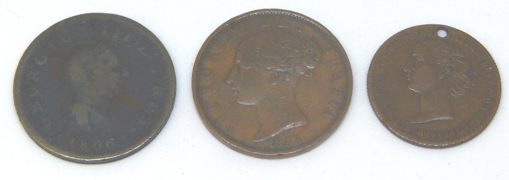 Victoria 1853 penny,