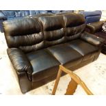 Three seat and two seat faux leather set