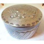 Trinket box containing monograms