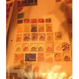 Four sheets of China stamps