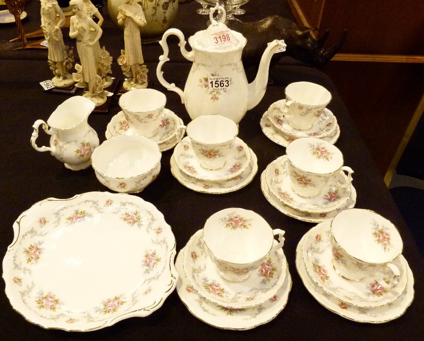 Royal Albert Tranquillity pattern tea set, - Bild 2 aus 2
