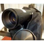 Optus spotting scope with tripod and case,