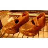 Pair of Lancashire childrens clogs