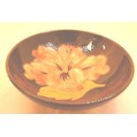 Moorcroft Green Hibiscus dish