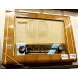 Vintage valve Pye radio made in Cambridge