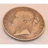 1845 Victoria young head crown