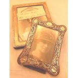 Two hallmarked silver picture frames,