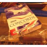 Concorde memorabillia note pads, ties, tags, pictures, CDs, DVDs,
