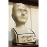 Large phrenology head,