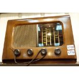 Vintage Pye valve radio