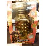 Rare collectable remote control Dr Who Dalek in original box with voice interactive