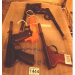 Two GAT air pistols, one Milbro model 2,