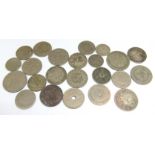 108g of mixed foreign silver coins