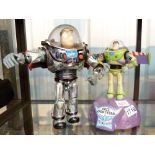 Two Buzz Lightyear models,