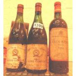 French wine 1966 Aloxe Corton Bourgogne and 1964 Clos Rene Pomerol