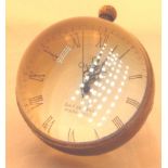 Mechanical glass ball desk clock