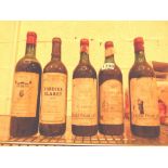 Mixed French wine including Chateau Tronquoy Lalande 1966, Cordier Claret 1985 chateau,