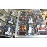 Album of collectable Star Wars cards