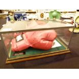 Tony Sibson signed boxing glove on a Lonsdale London glove with added Sibbo in glove case,