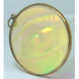 1960's hologram eye pendant,