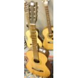 Six string acoustic guitar