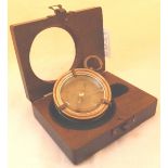 Boxed compass with German markings