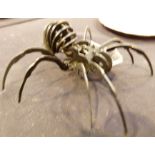 Cast metal spider figure L: 25 cm