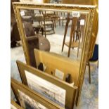 Gold coloured framed mirror