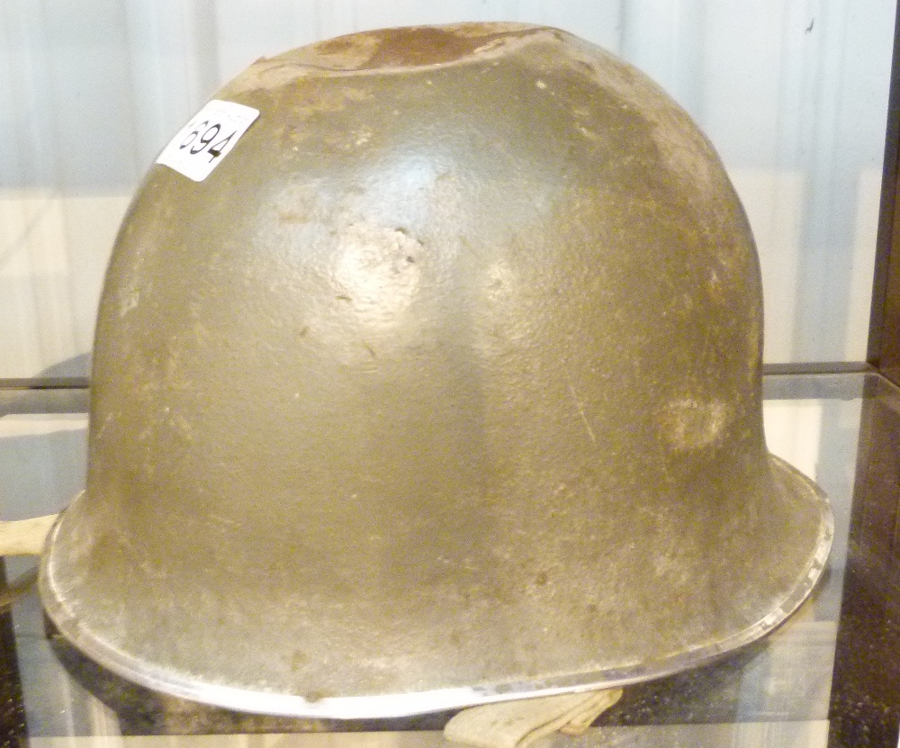 Military metal helmet