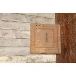 Victorian cast iron square letter box 46 x 46 cm