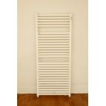 A contemporary Myson towel rail H: 122 cm