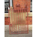 Unusual iron garden gate of diamond shape design H: 170 W: 100 cm