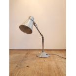 Vintage design articulated action metal desk lamp H: 48 cm